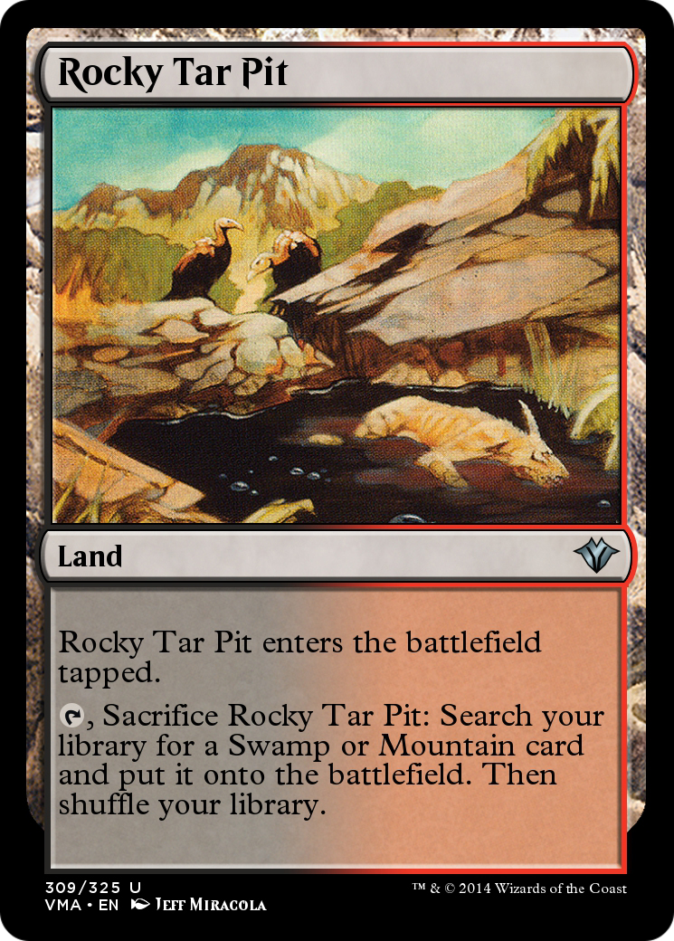 Rocky Tar Pit (VMA-309) [Vintage Masters] Foil