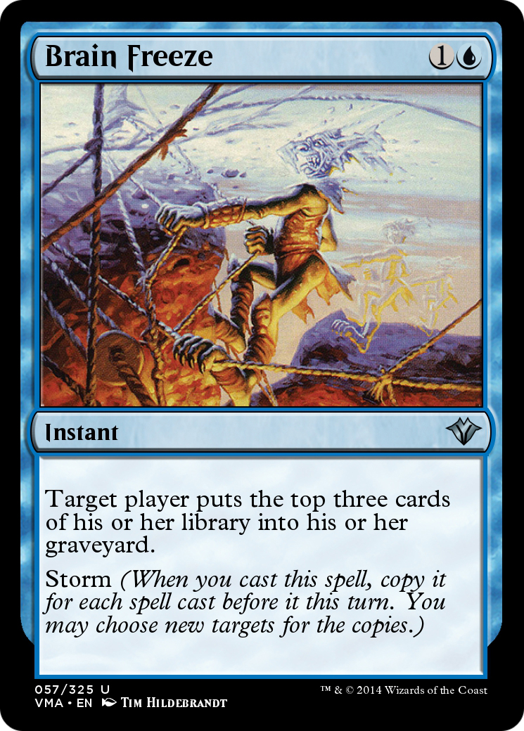 Brain Freeze (VMA-057) [Vintage Masters] Foil