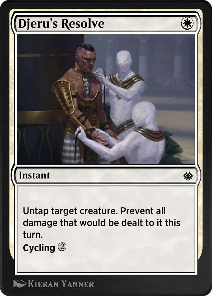 Djeru's Resolve (AKR-015) [Amonkhet Remastered]