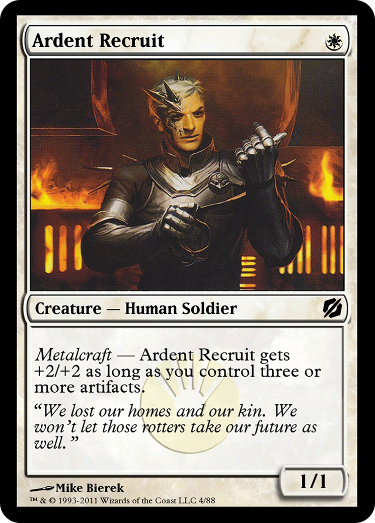 Ardent Recruit (TD2-004) [Duel Decks: Mirrodin Pure vs. New Phyrexia]