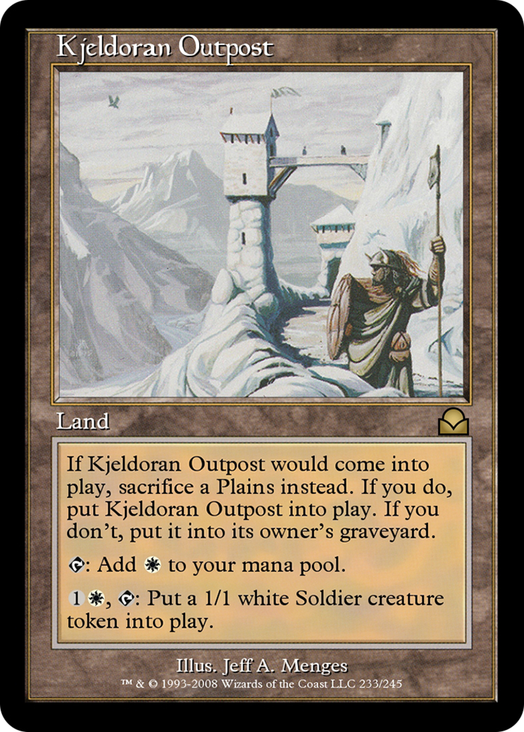 Kjeldoran Outpost (ME2-233) [Masters Edition II]