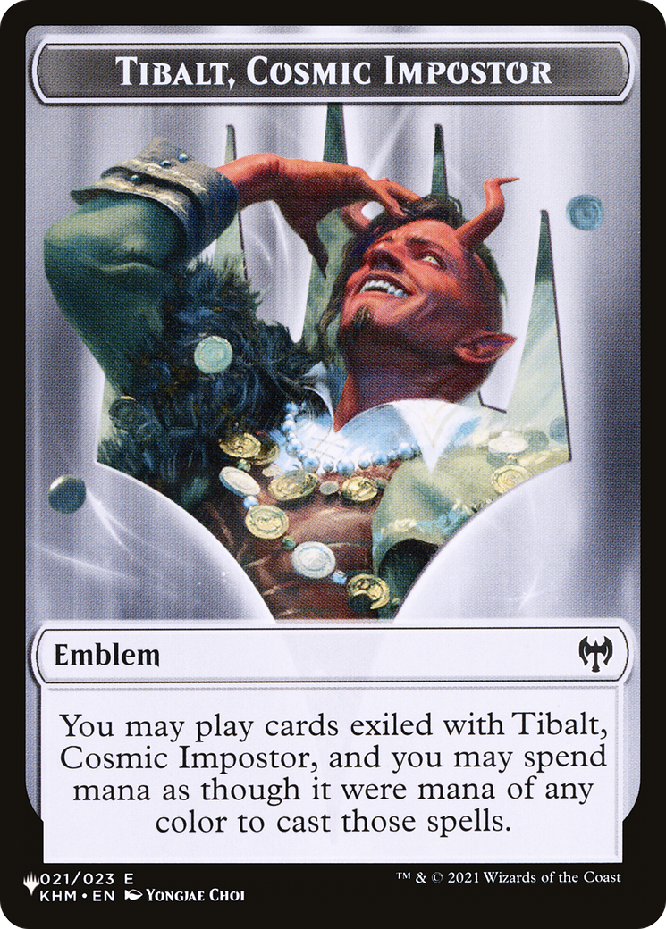 Tibalt, Cosmic Impostor Emblem (PLST-TKHM-21) [The List]