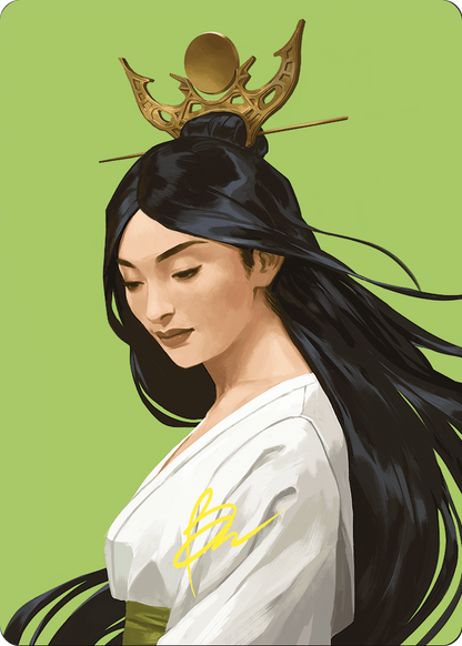 Azusa, Lost but Seeking // Azusa, Lost but Seeking (ACMM-056) (Borderless) [Commander Masters Art Series] Foil
