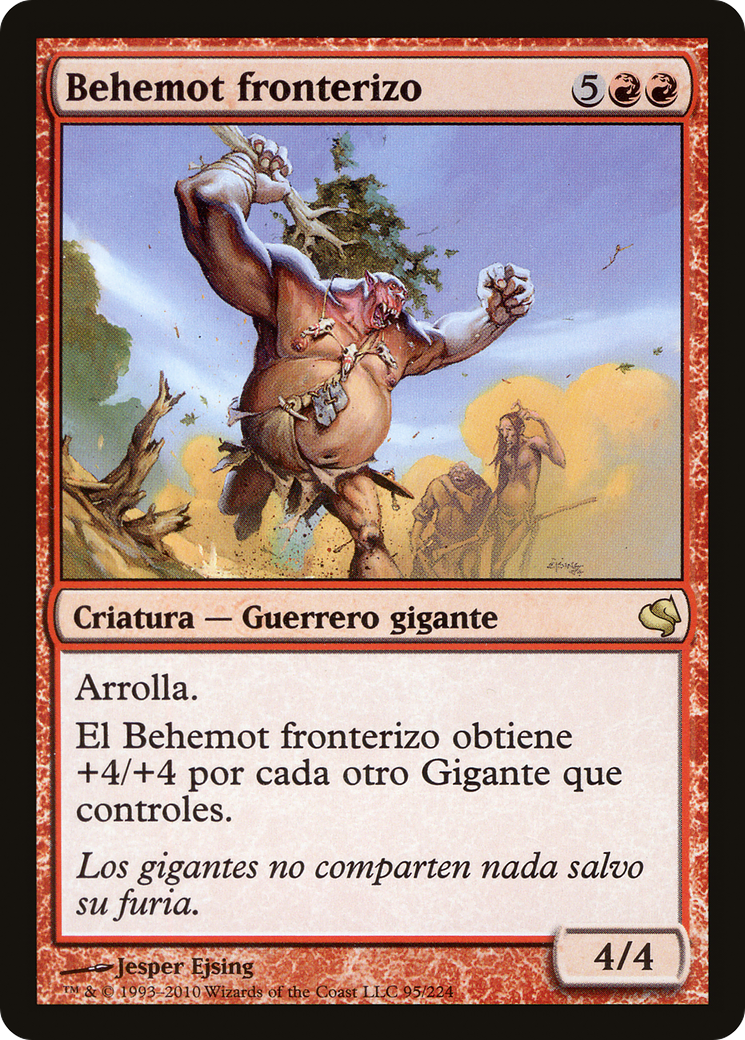 Borderland Behemoth (Spanish) - "Behemot fronterizo" (PS11-095) [Salvat 2011]