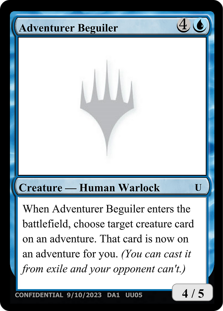 Adventurer Beguiler (UNK-UU05) [Unknown Event]
