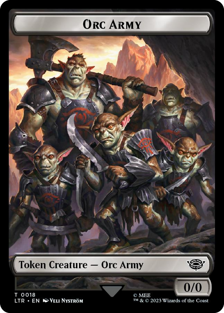Orc Army (TLTR-018) [Tales of Middle-earth Tokens] Foil