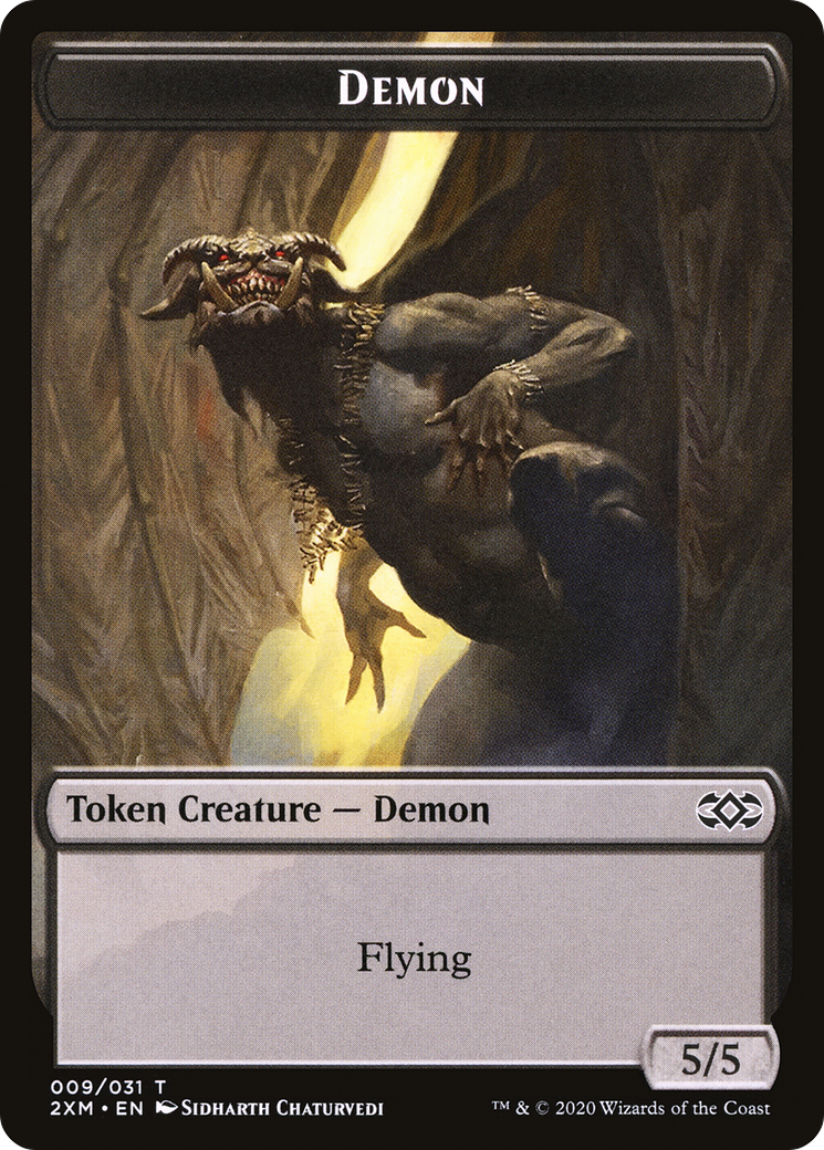Demon (T2XM-009) [Double Masters Tokens] Foil