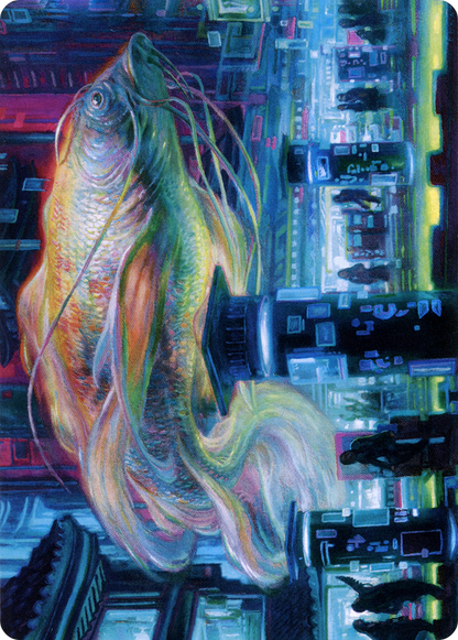 Skyswimmer Koi // Skyswimmer Koi (ANEO-003) (Borderless) [Neon Dynasty Art Series]
