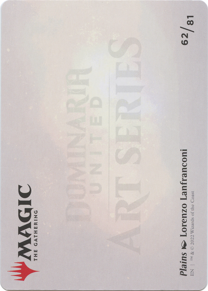 Plains // Plains (ADMU-062) (Borderless) [Dominaria United Art Series]