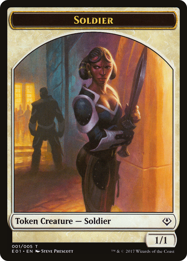 Soldier (TE01-001) [Archenemy: Nicol Bolas Tokens]