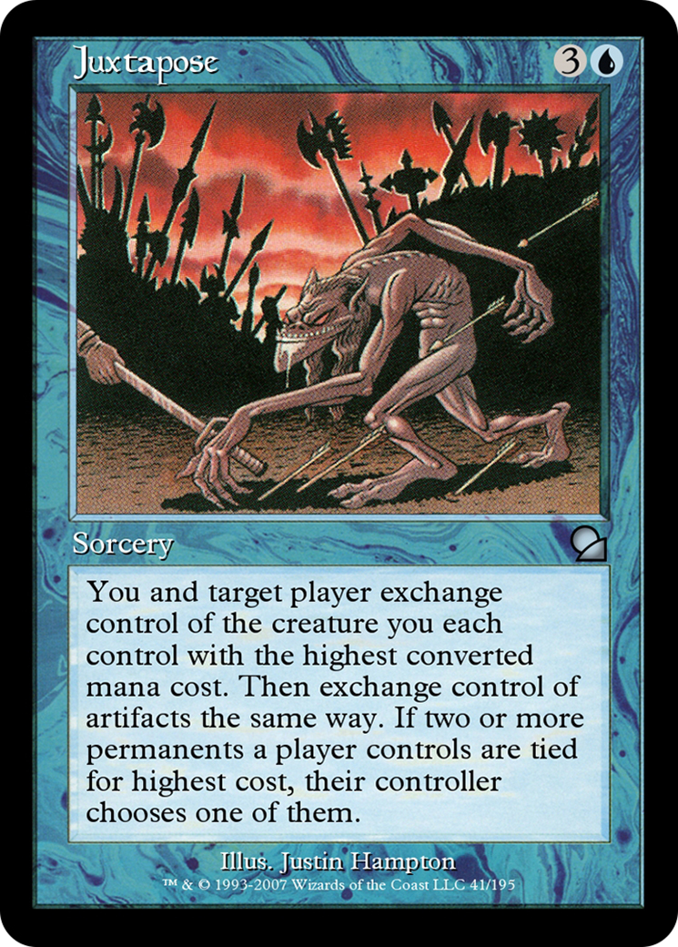 Juxtapose (ME1-041) [Masters Edition] Foil