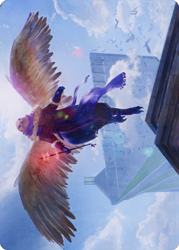 Balmor, Battlemage Captain // Balmor, Battlemage Captain (ADMU-044) (Borderless) [Dominaria United Art Series] Foil