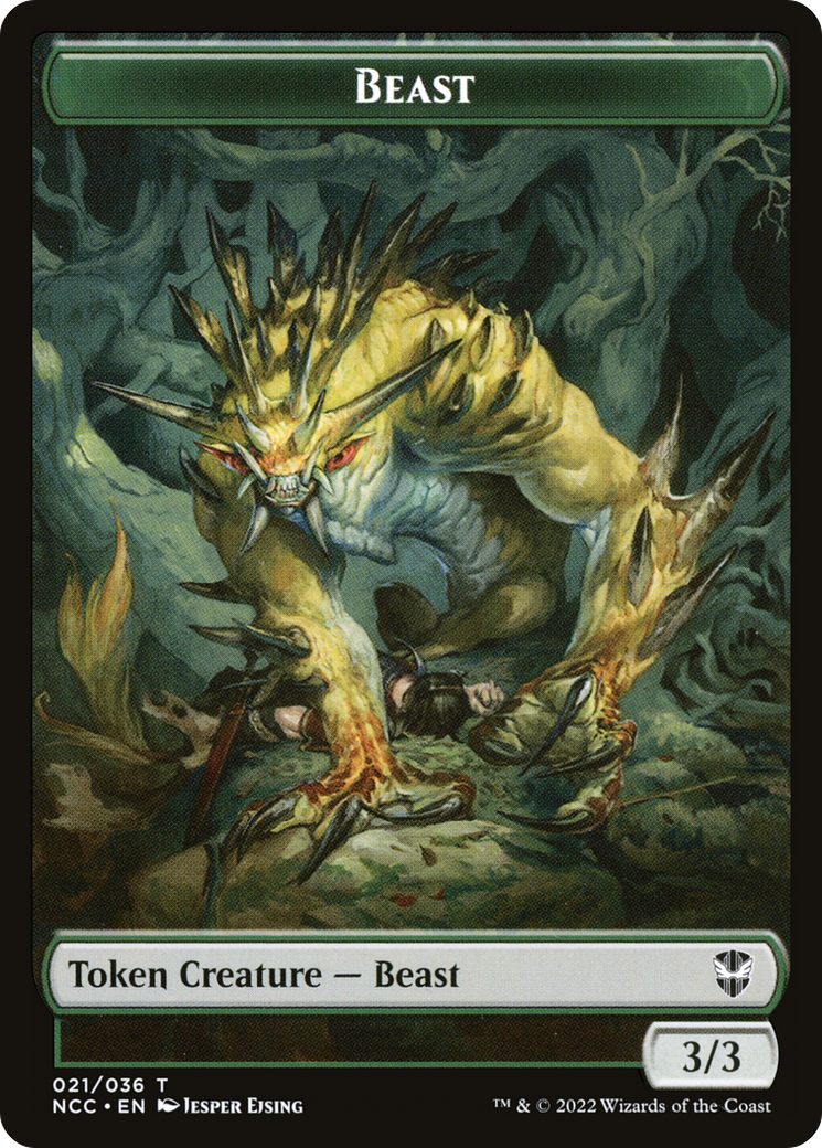 Beast (TNCC-021) [New Capenna Commander Tokens]