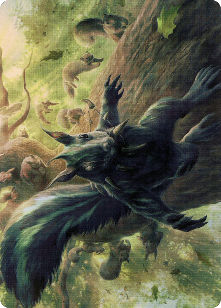 Chatterfang, Squirrel General // Chatterfang, Squirrel General (AMH2-068) (Borderless) [Modern Horizons 2 Art Series]