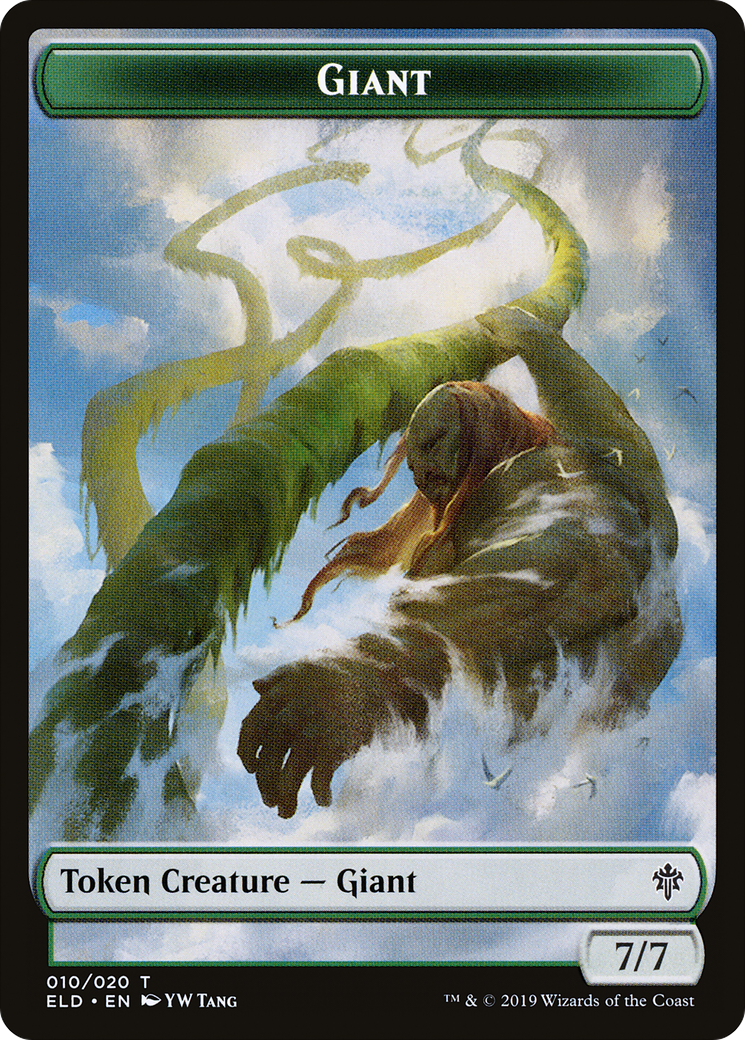 Giant (TELD-010) [Throne of Eldraine Tokens]
