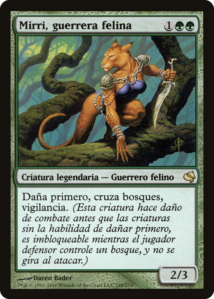 Mirri, Cat Warrior (Spanish) - "Mirri, guerrera felina" (PS11-148) [Salvat 2011]
