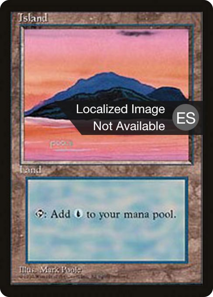 Island (C) (4BB-180) [Fourth Edition Foreign Black Border]