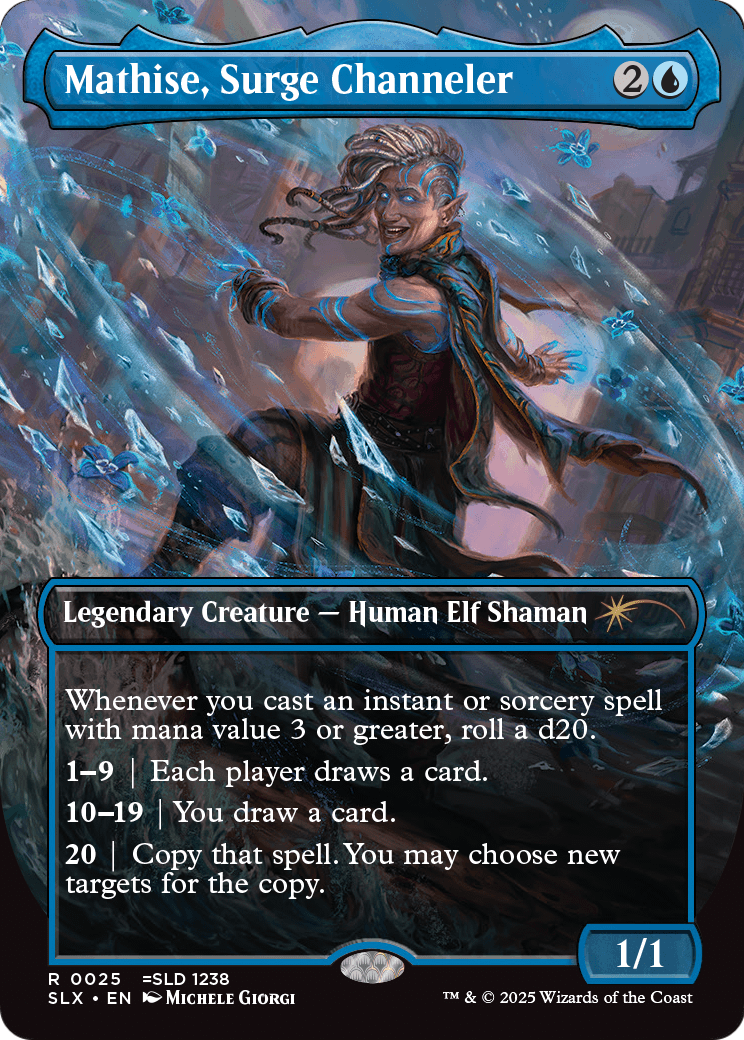 Mathise, Surge Channeler (SLX-025) (Borderless) [Universes Within]