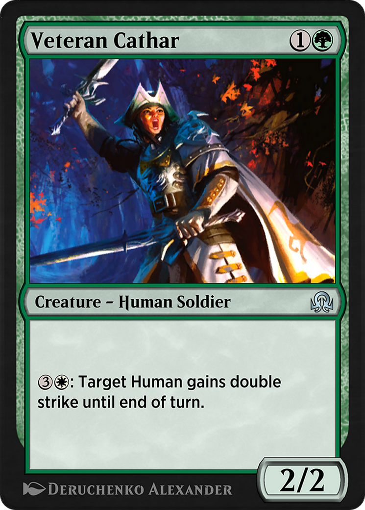 Veteran Cathar (SIR-225) [Shadows over Innistrad Remastered]