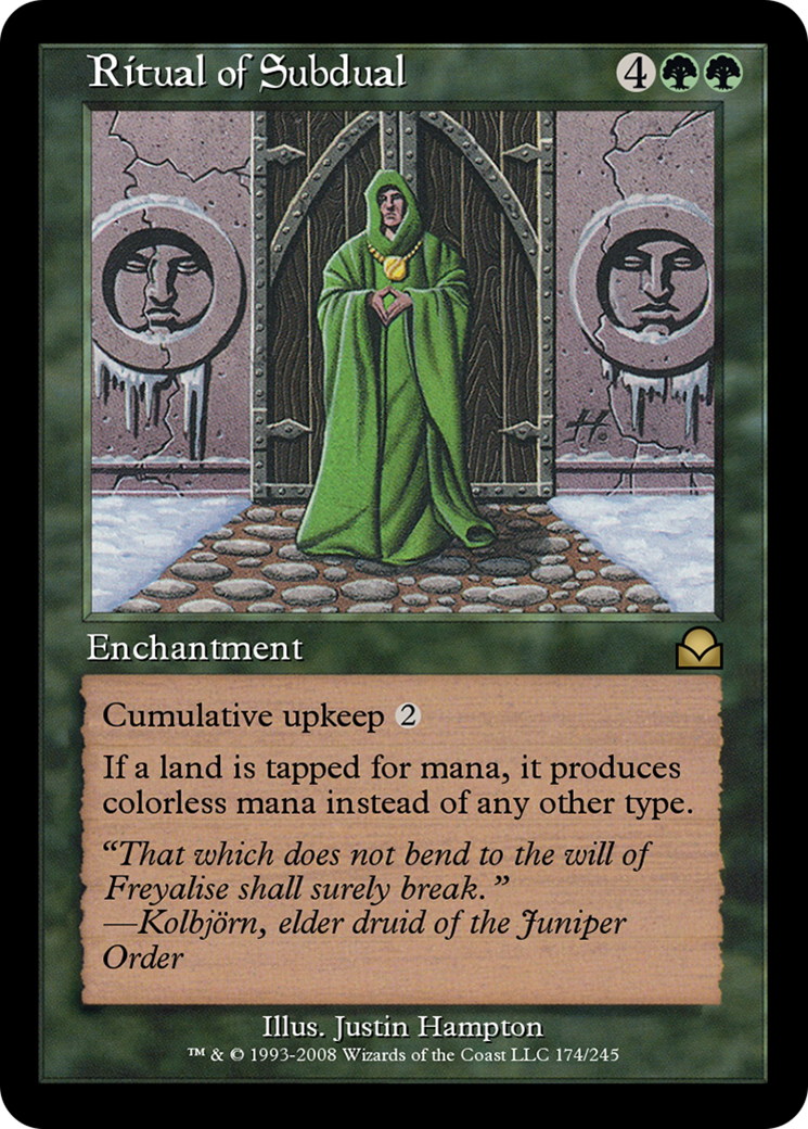 Ritual of Subdual (ME2-174) [Masters Edition II] Foil