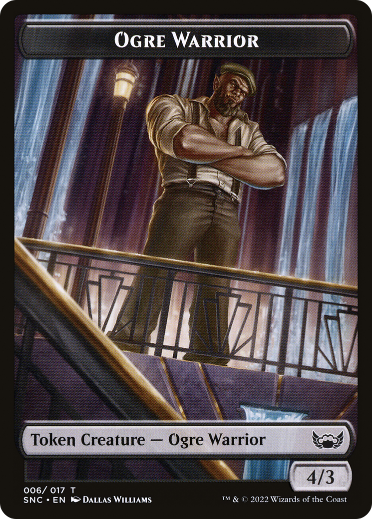 Ogre Warrior (TSNC-006) [Streets of New Capenna Tokens]