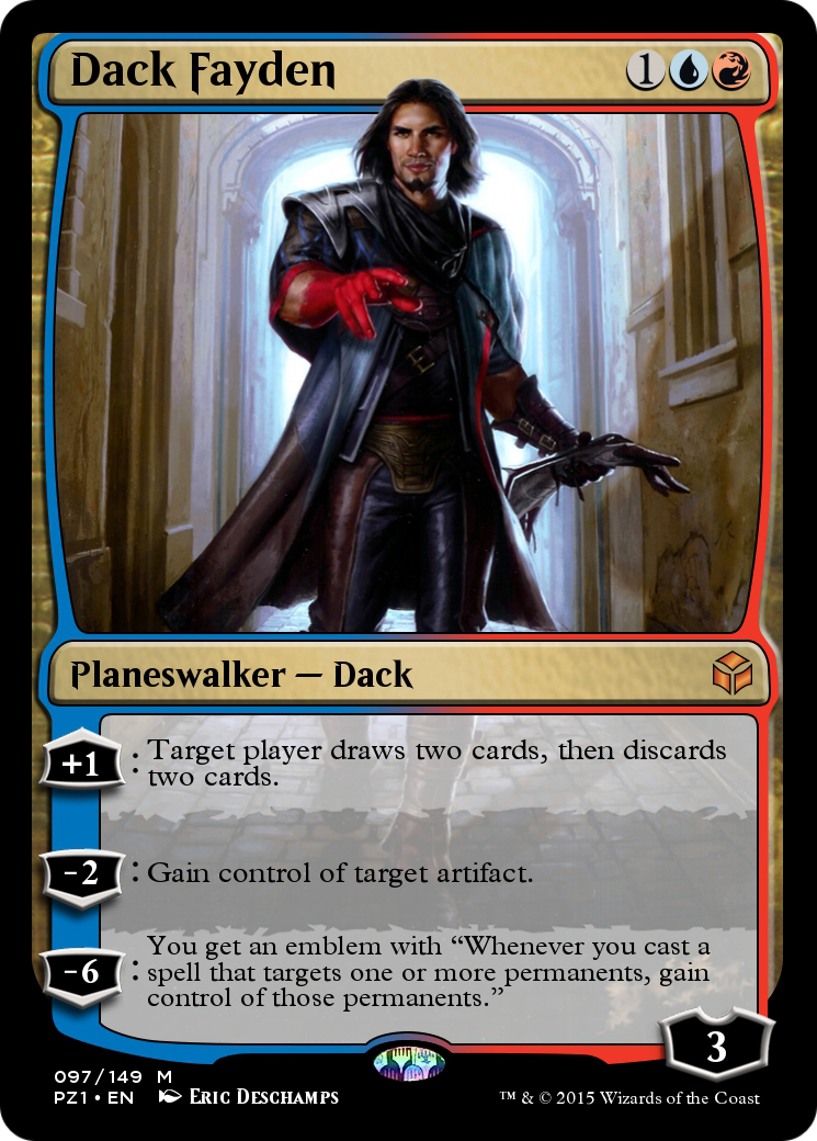 Dack Fayden (PZ1-097) [Legendary Cube Prize Pack]