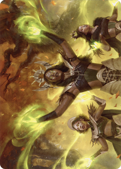 Dawnhart Wardens // Dawnhart Wardens (AMID-057) (Borderless) [Midnight Hunt Art Series]