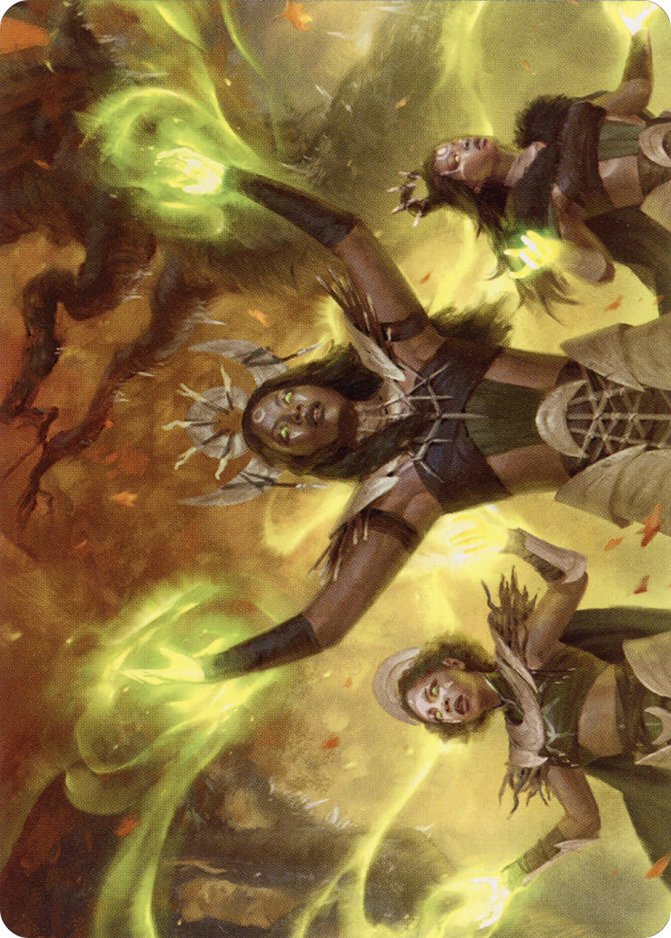 Dawnhart Wardens // Dawnhart Wardens (AMID-057) (Borderless) [Midnight Hunt Art Series] Foil
