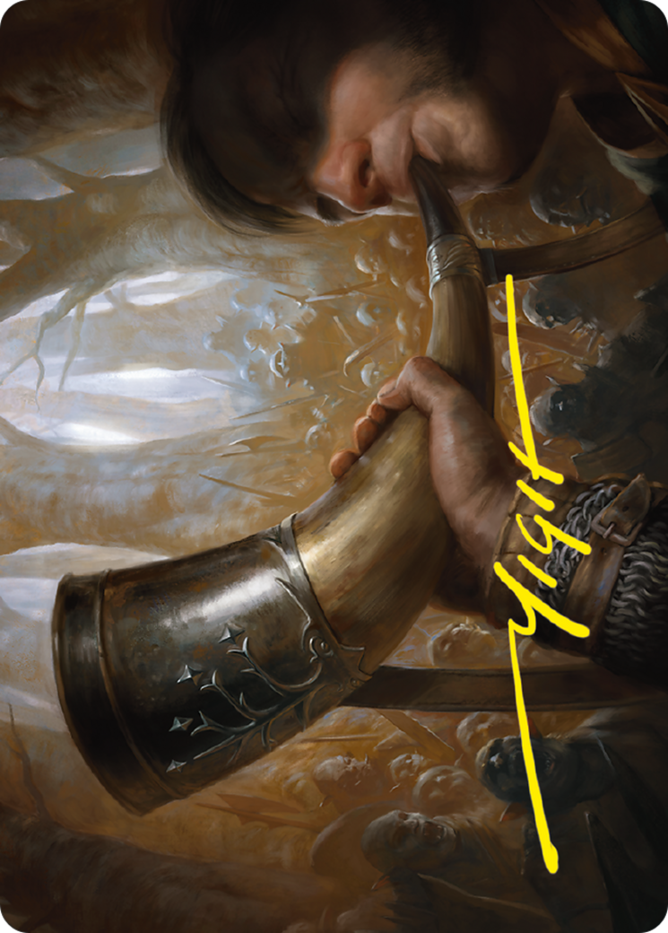 Horn of Gondor // Horn of Gondor (ALTR-029) (Borderless) [Tales of Middle-earth Art Series] Foil