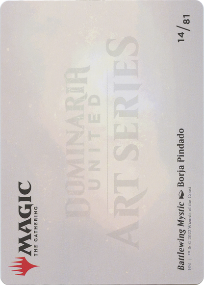 Battlewing Mystic // Battlewing Mystic (ADMU-014) (Borderless) [Dominaria United Art Series] Foil