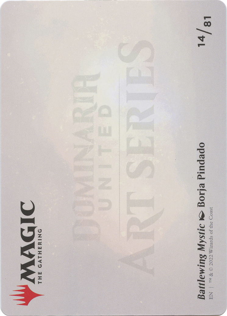 Battlewing Mystic // Battlewing Mystic (ADMU-014) (Borderless) [Dominaria United Art Series]