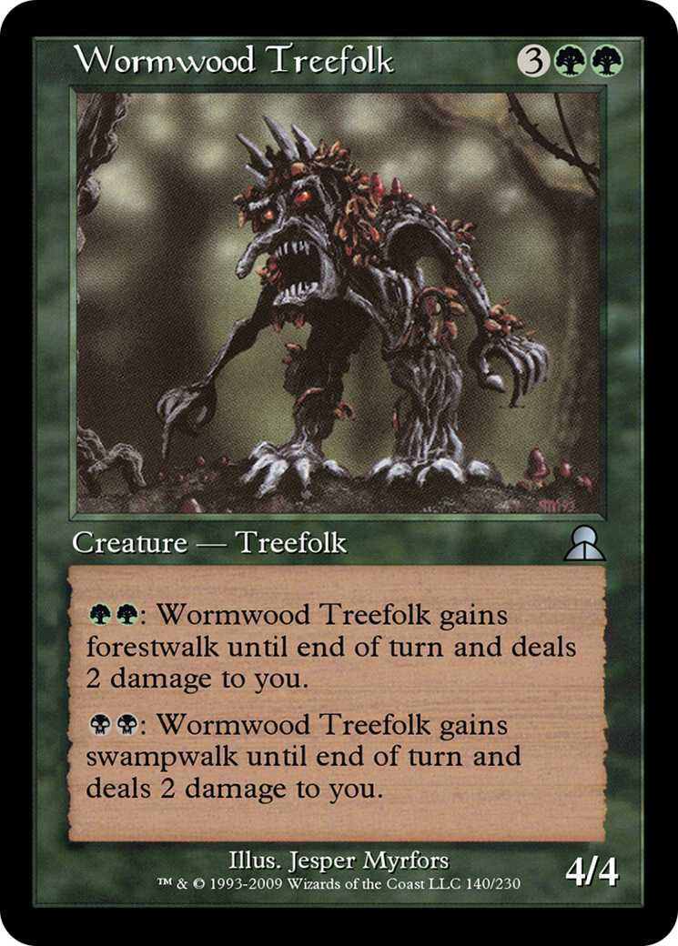 Wormwood Treefolk (ME3-140) [Masters Edition III]