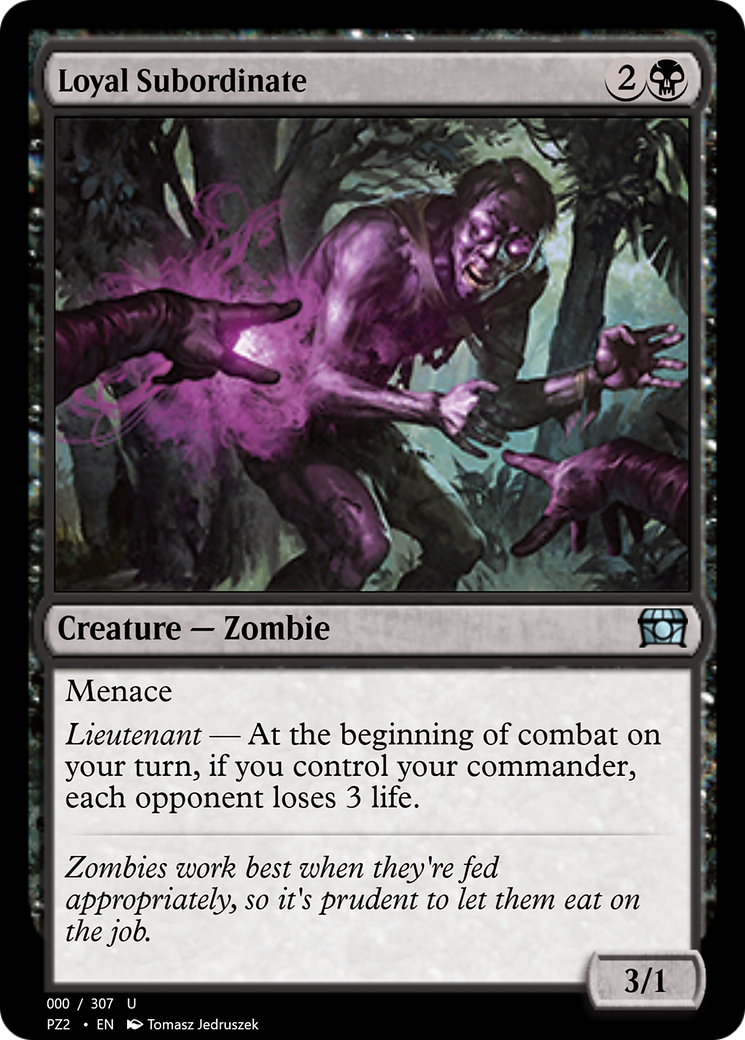 Loyal Subordinate (PZ2-70735) [Treasure Chest] Foil