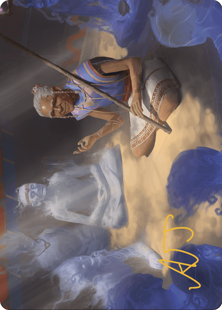 Ancestral Reminiscence // Ancestral Reminiscence (ALCI-009) (Borderless) [The Lost Caverns of Ixalan Art Series]