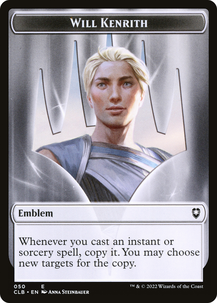 Will Kenrith Emblem (TCLB-050) [Battle for Baldur's Gate Tokens]