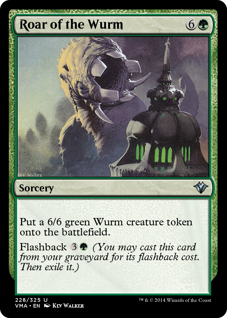 Roar of the Wurm (VMA-228) [Vintage Masters] Foil