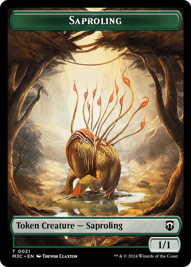 Saproling (TM3C-021) [Modern Horizons 3 Commander Tokens] Foil