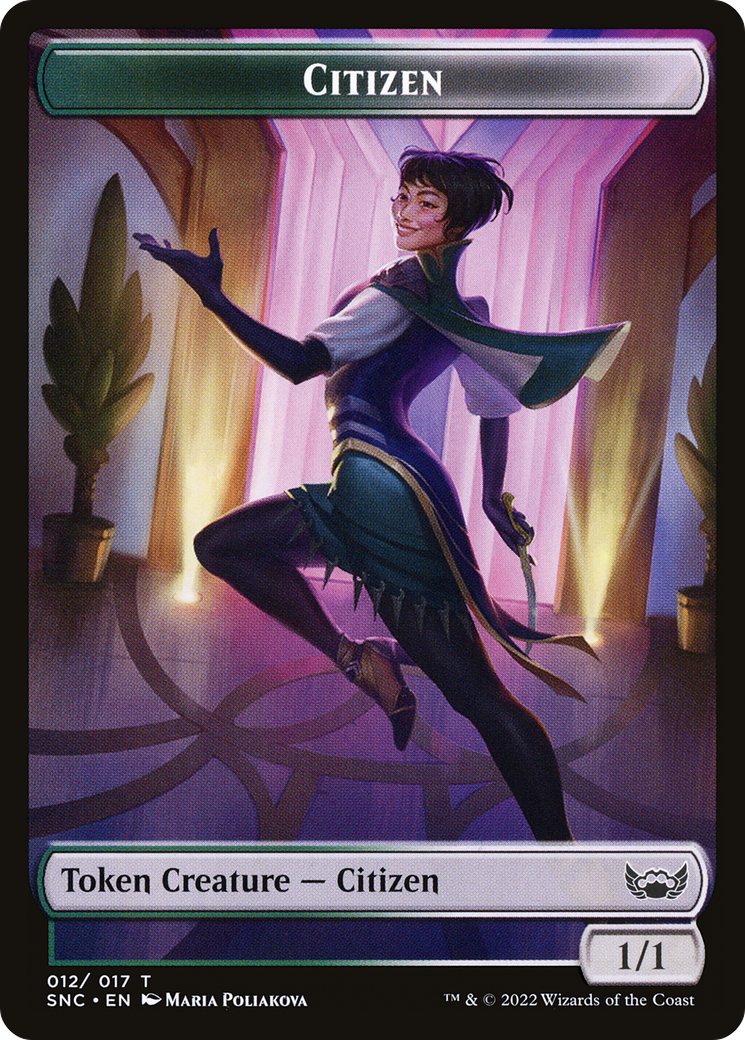 Citizen (TSNC-012) [Streets of New Capenna Tokens] Foil
