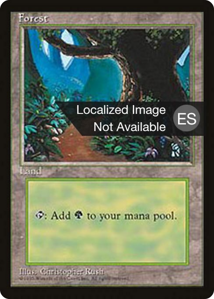 Forest (B) (4BB-175) [Fourth Edition Foreign Black Border]