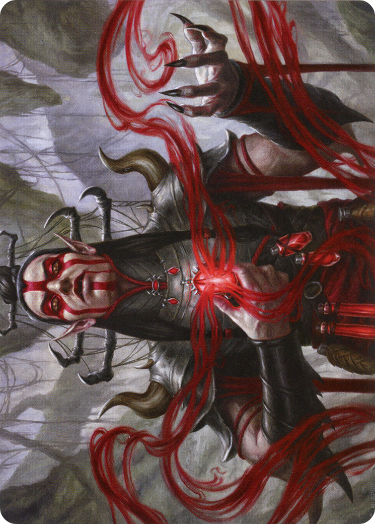 Malakir Blood-Priest // Malakir Blood-Priest (AZNR-056) (Borderless) [Zendikar Rising Art Series] Foil
