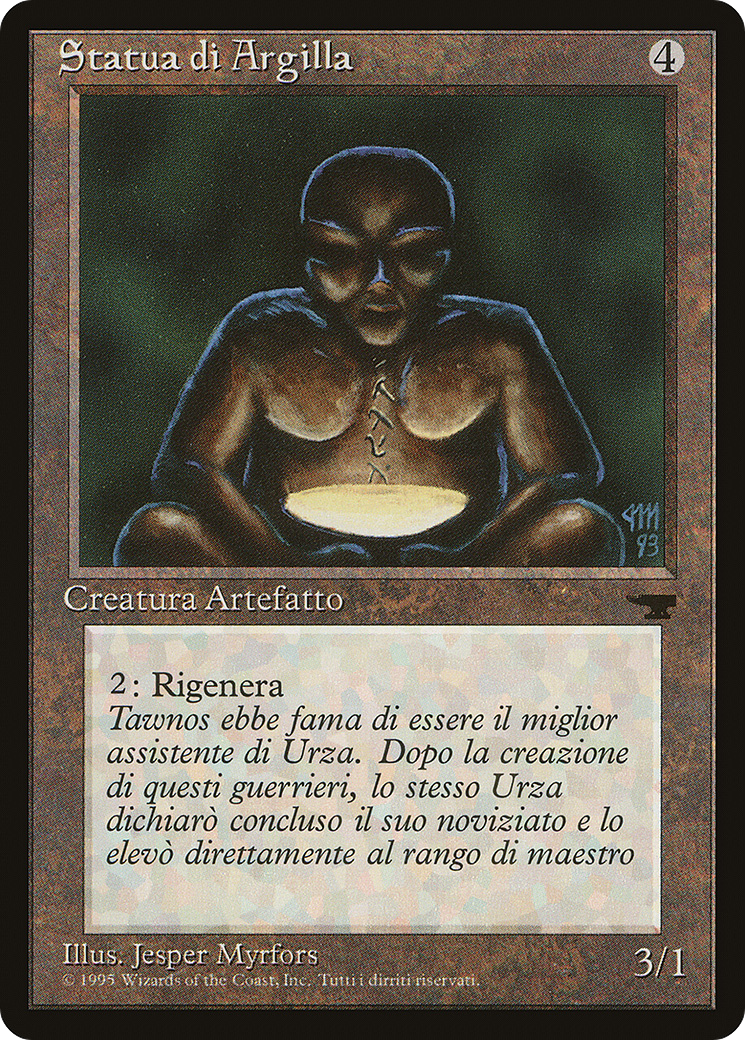 Clay Statue (Italian) - "Statua di Argilla" (REN-109) [Rinascimento]
