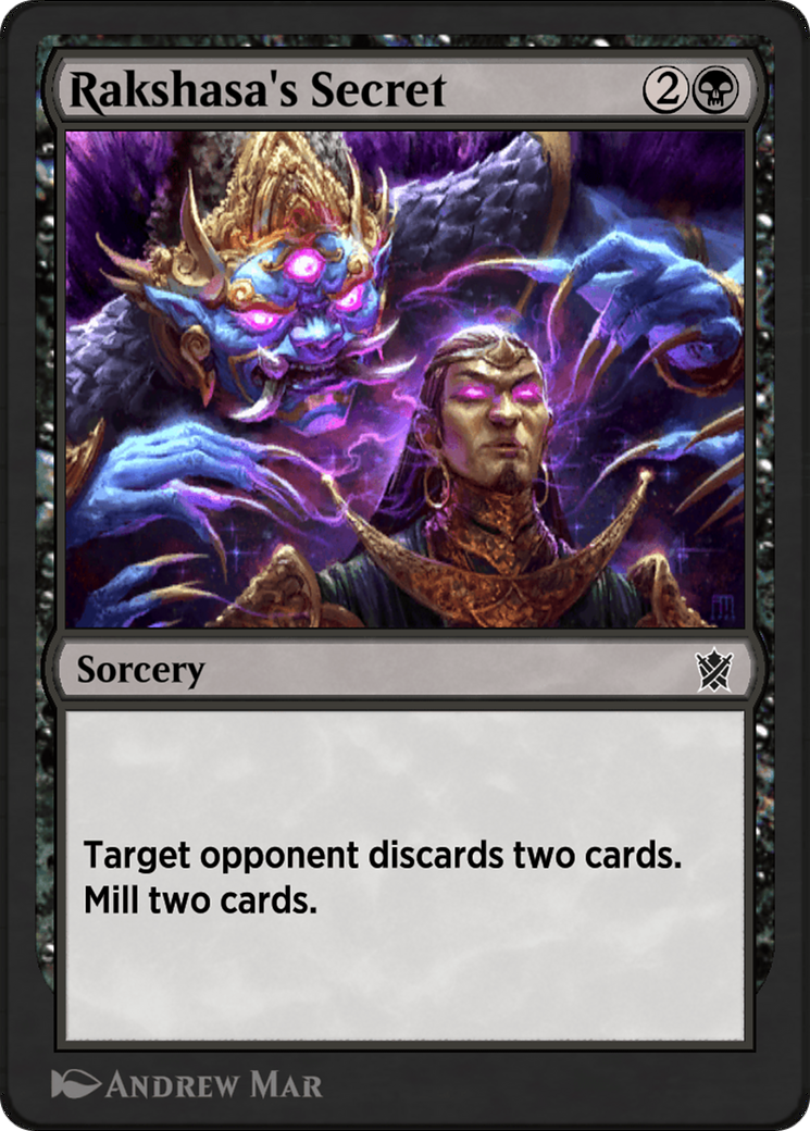 Rakshasa's Secret (KTK-84Y) [Khans of Tarkir]