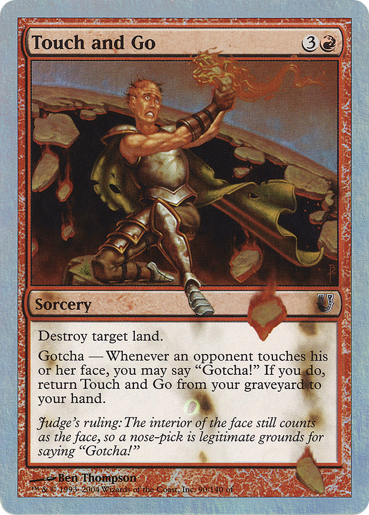 Touch and Go (UNH-90★) [Unhinged] Foil