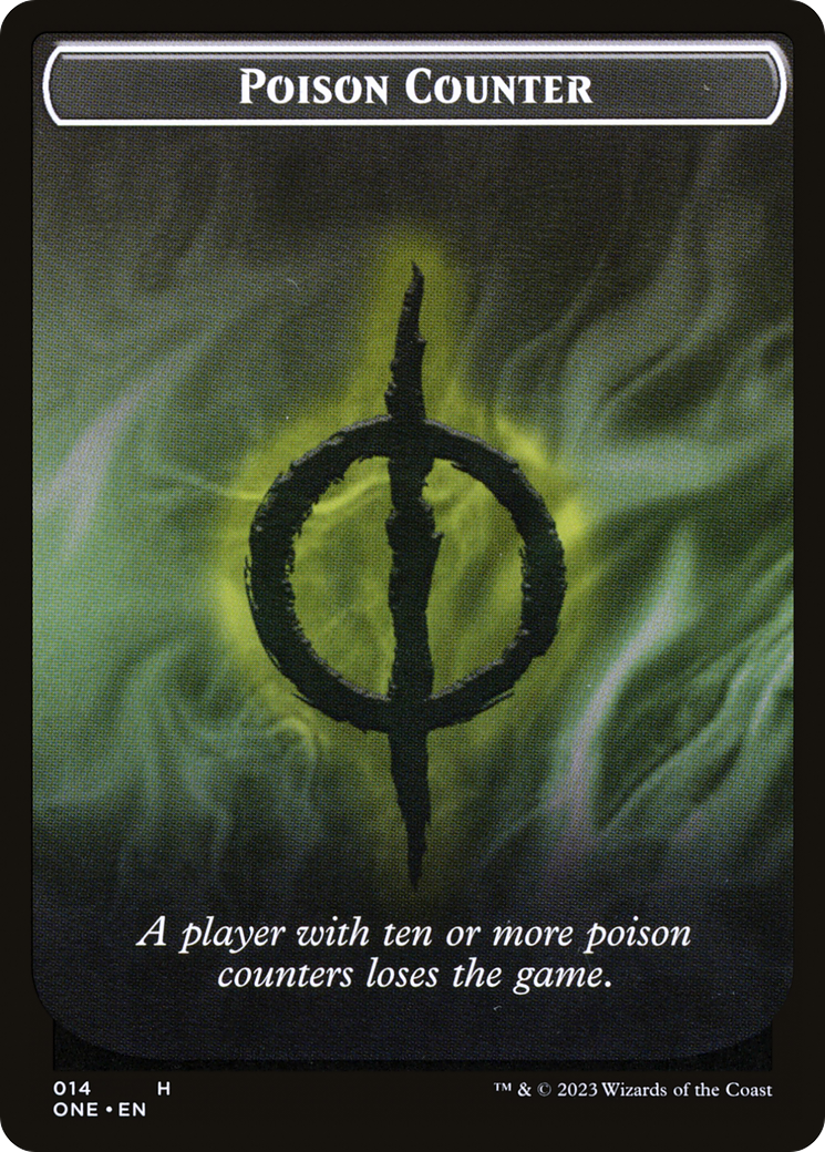 Poison Counter (TONE-014) [Phyrexia: All Will Be One Tokens]