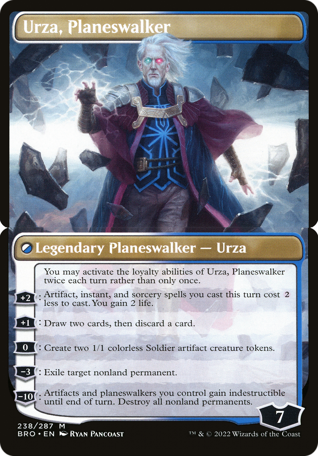 Urza, Planeswalker (BRO-238B) [The Brothers' War]