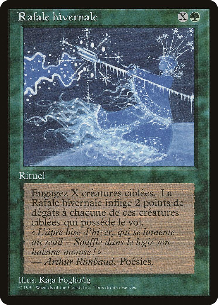 Winter Blast (French) - "Rafale hivernale" (REN-169) [Renaissance]
