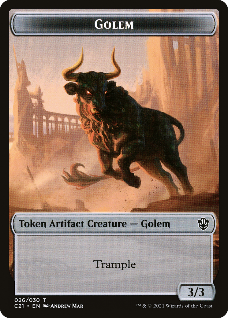Golem (TC21-026) [Commander 2021 Tokens]
