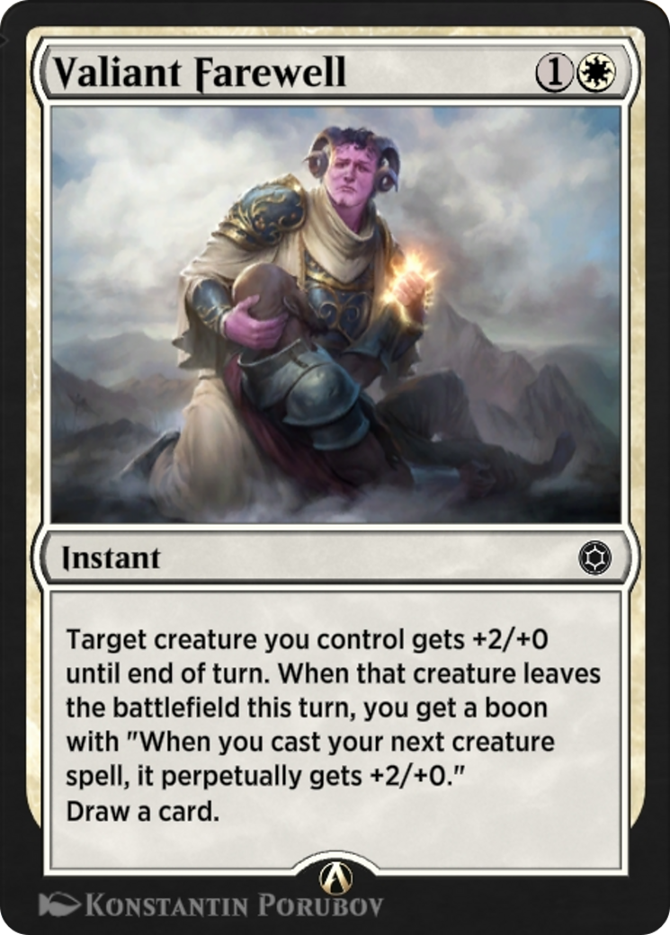 Valiant Farewell (HBG-031) [Alchemy Horizons: Baldur's Gate]