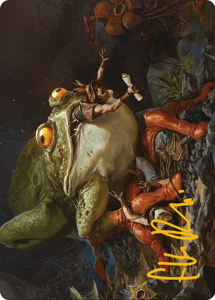 Rampant Frogantua // Rampant Frogantua (AMH3-032) (Borderless) [Modern Horizons 3 Art Series]