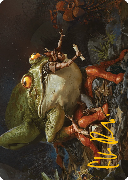 Rampant Frogantua // Rampant Frogantua (AMH3-032) (Borderless) [Modern Horizons 3 Art Series]